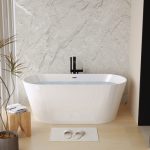 59 in. Acrylic Freestanding Bathtub - Image 1