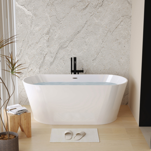 59 in. Acrylic Freestanding Bathtub - Image 1 59 in. Acrylic Freestanding Bathtub - Image 1