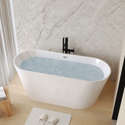 59 in. Acrylic Freestanding Bathtub - Image 2 59 in. Acrylic Freestanding Bathtub - Image 2