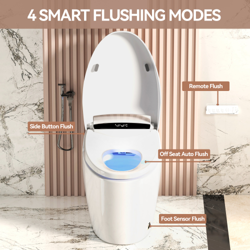 Smart Toilet with Heated Bidet Seat - Image 8 Smart Toilet with Heated Bidet Seat - Image 8