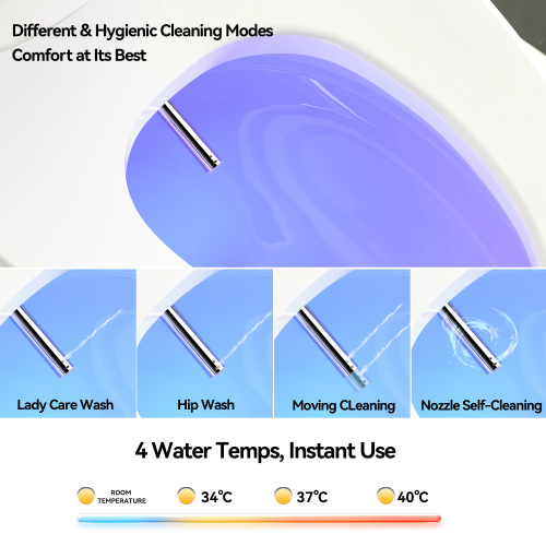 Smart Toilet with Heated Bidet Seat - Image 9 Smart Toilet with Heated Bidet Seat - Image 9