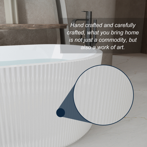 59 in. Linear Acrylic Freestanding Bathtub - Image 13 59 in. Linear Acrylic Freestanding Bathtub - Image 13